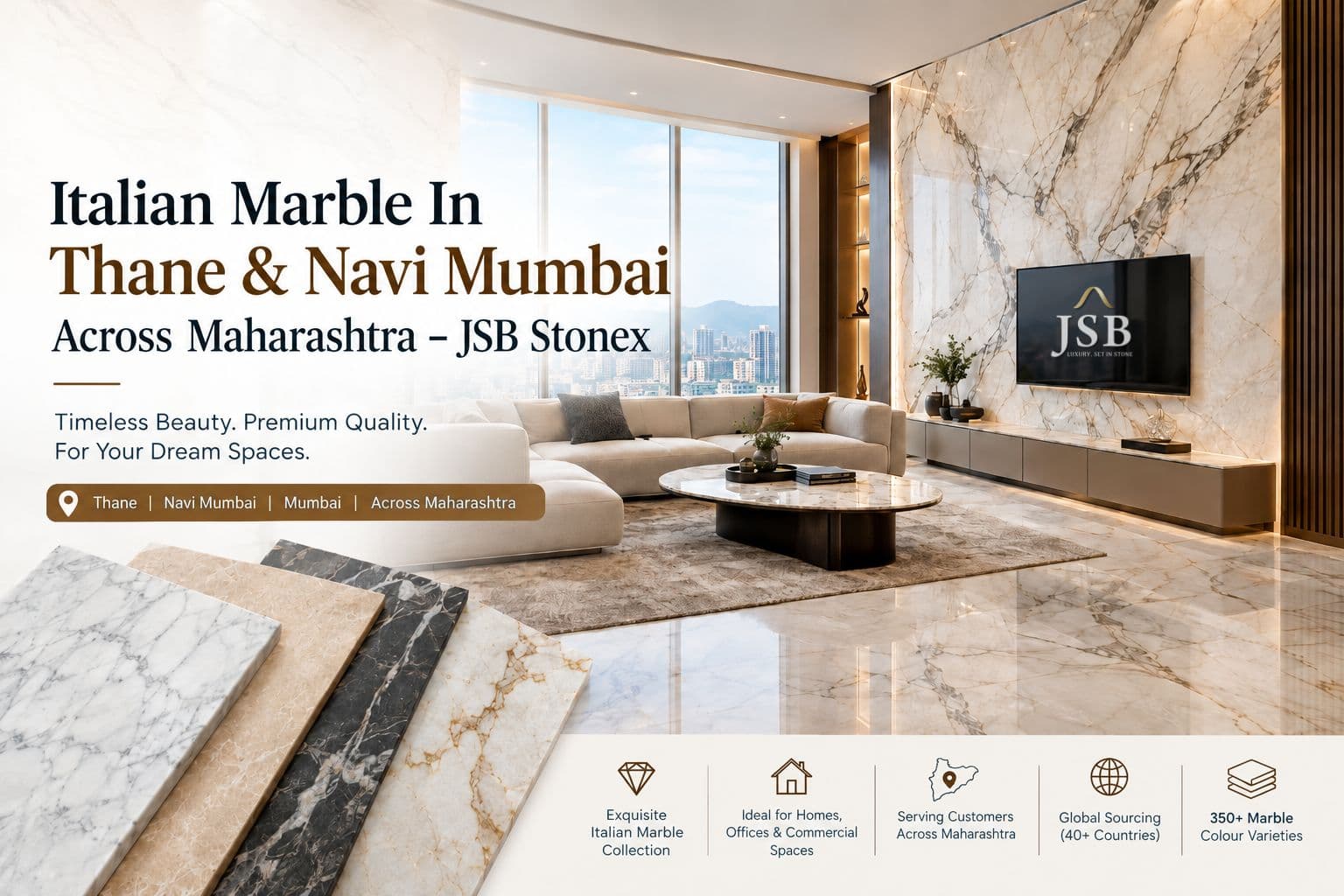 Italian Marble In Thane & Navi Mumbai Across Maharashtra