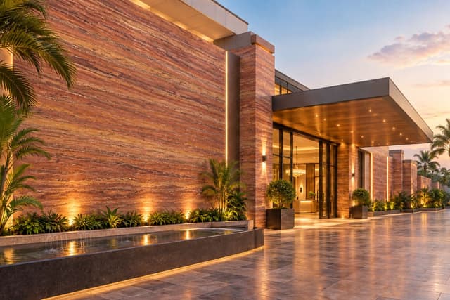 Rosso Travertine